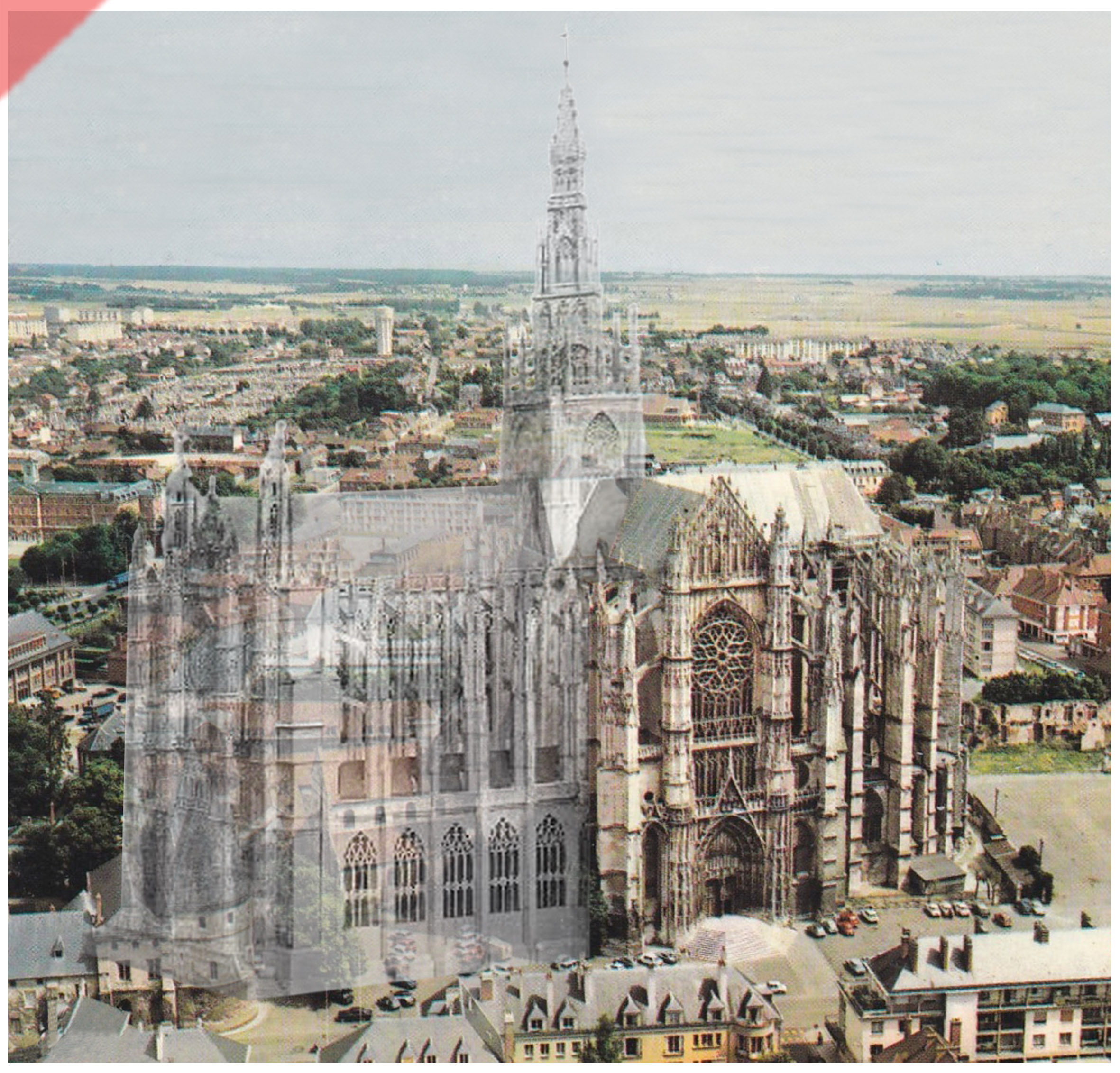 Cathédrale-Beauvais-vue-aerienne-façade-sud-façade-prévue-tour-1573-église-planifiée-Cathedrale-Beauvais-aerial-view-south-façade-geplante-façade-tower-1573-planned-kathedrale-church