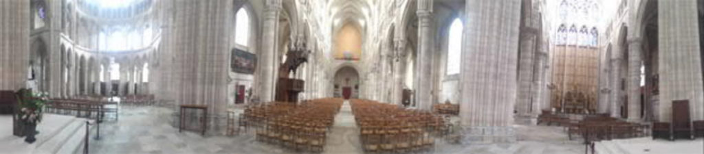 Soissons-Kathedrale-Ansicht-innen-geplant-gebaut-Damals-Jetzt