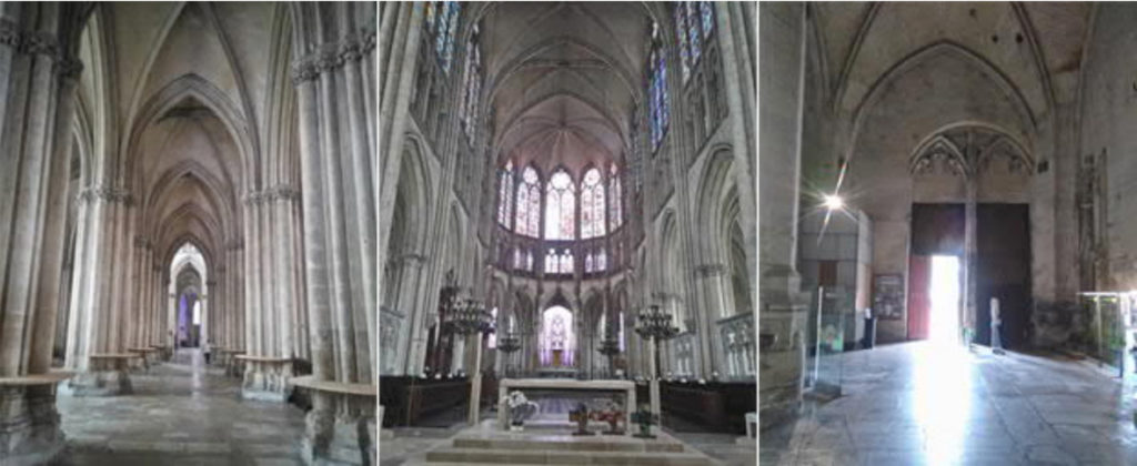 Troyes-Kathedrale-Ansicht-innen-geplant-gebaut-Damals-Jetzt
