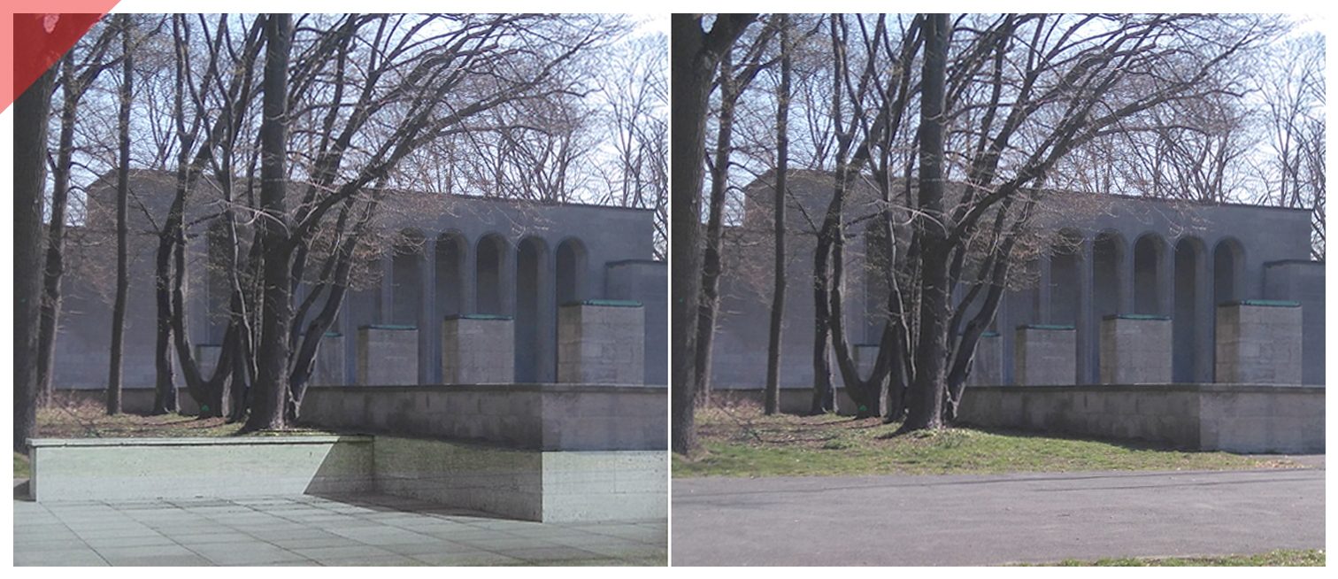 Luitpold-arena-Nuremberg-grandstand-Nazi-Party-Rally-Grounds-Hall-of-honor-Then-Now