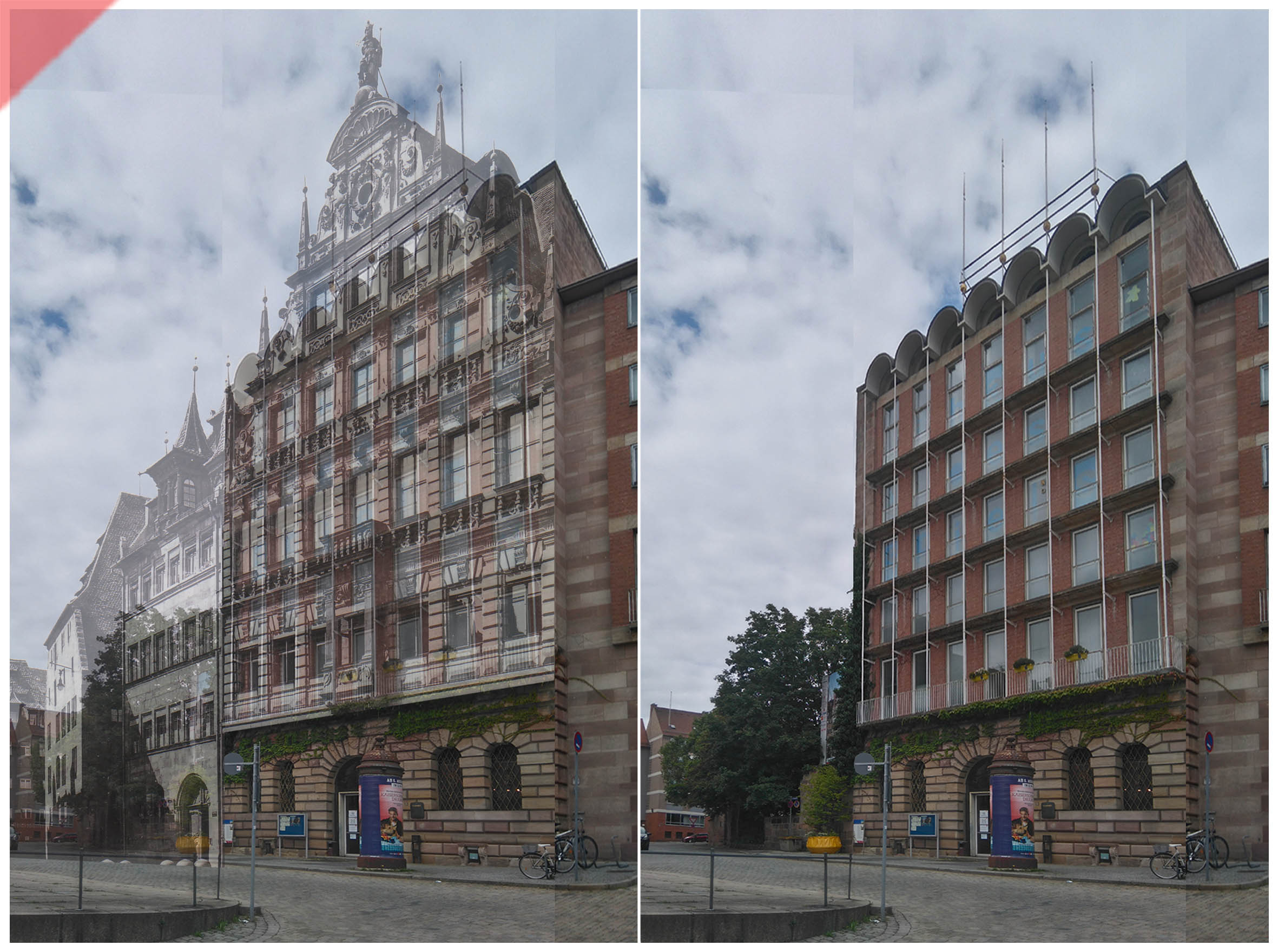 Pellerhaus-Fassade-von-1944-50-50-Giebel-transparent-2021-Fassade-Rekonstruktion-1605-schwarzes-Pellerhaus