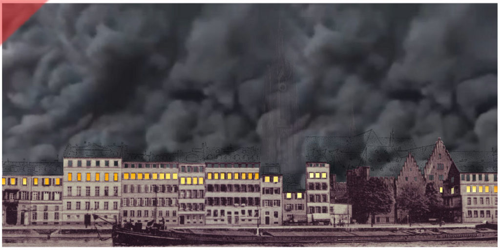 Feuersturm-qualm-rauch-18.3.1945-Maerz-Frankfurt-Main-18031045-Dom-Haeuser